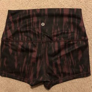 Lululemon size 6 shorts. Worn once.